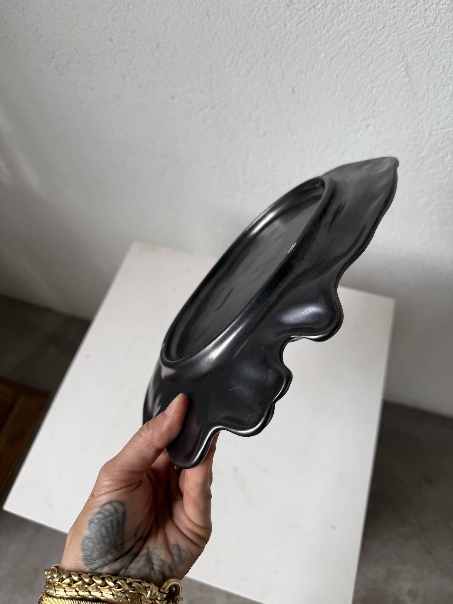 Assiette céramique visage 1950 GAM