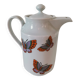 Vintage Wunsiedel Bavaria Porcelain coffee pot – butterfly motifs