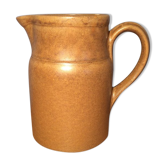 Clear stoneware pitcher