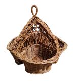 Wicker kitchen storage basket