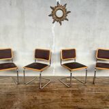 Set of 4 Marcel Breuer chairs Made in ITALY