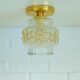 1 / 3 hand blown bubble glass sconce lamps / redesign gold ceiling lighting