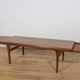 Table basse vintage en teck par Johannes Andersen pour CFC Silkeborg, Danemark, 1960s