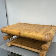 Vintage Bamboo Salon Table