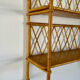 Vintage rattan shelf