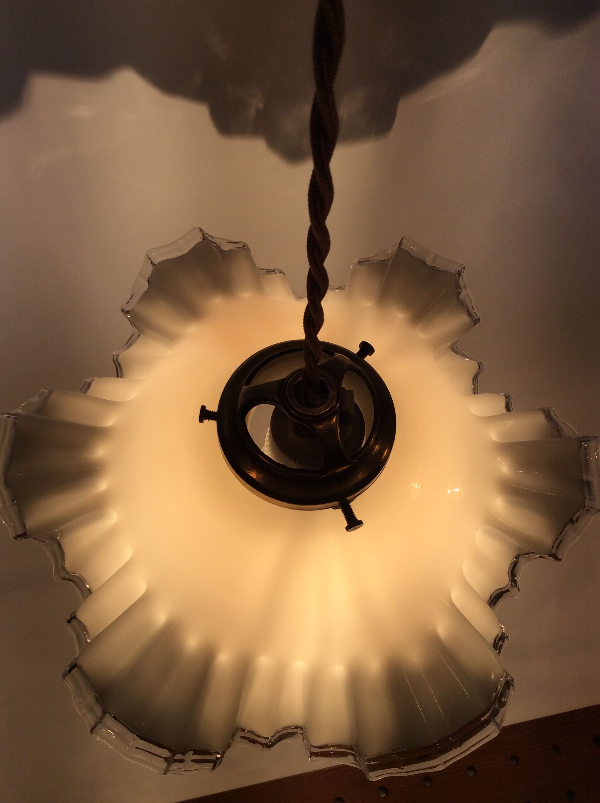 Hanging in opaline vintage