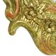 Large Swedish Mirror Gold Leaf Gilded Classic Rococo Style 119cm