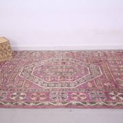 Large Vintage Moroccan Rug 178 x 362 cm - Berber Wool Rug - Handmade Rug