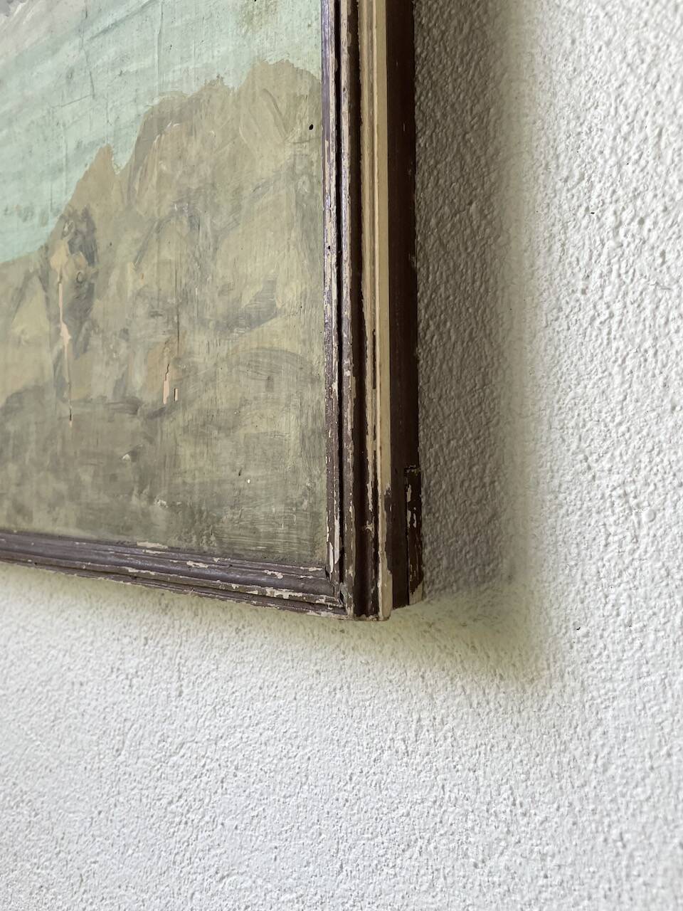 Painting on wood 1900