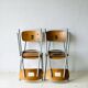 Vintage School Chairs, set of 4