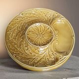 6 artichoke plates Barbotine Gien