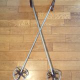 Pair of vintage ski poles L=129cm
