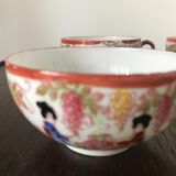 Set of 4 cups Japanese Porcelain