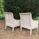 Paire de fauteuils directoire