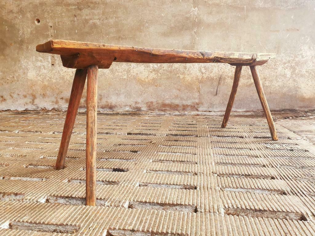 Wooden bench