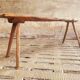 Wooden bench