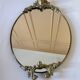 Elegant old oval mirror