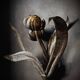 Large floral wall sconce