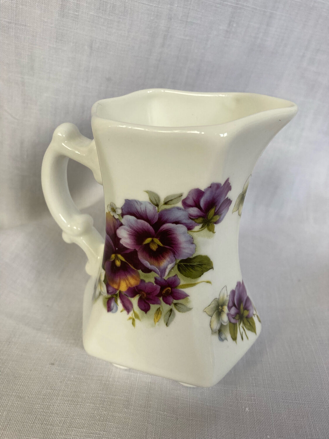 Staffordshire fine bone china milk jug