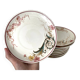 Lot de 9 assiettes à dessert "A la Samaritaine" K&G Lunéville vers 1900