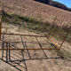 Antique brass bed with bars – Napoleon III style
