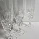 7 crystal champagne flutes
