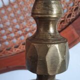 2 brass candle holders