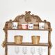 Carved 1900s wall or table shelf