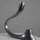 Cast Aluminium Two-Light Candle Holder – Sweden, 1970s