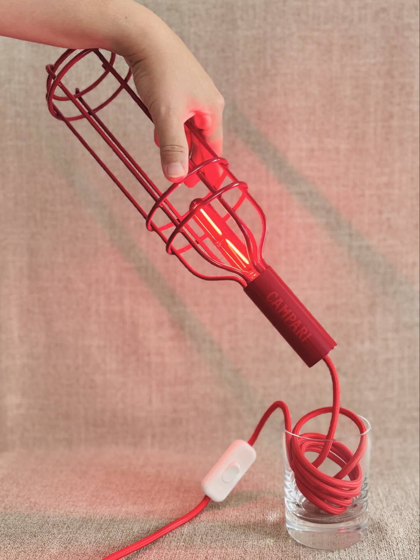 Campari studio 5.5 wire metal collector lamp