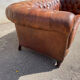 2 seater chesterfield leather sofa