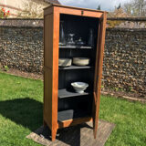 Vintage light oak cashier