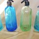 Old glass siphon