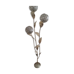 Lampadaire vintage 1970 laiton