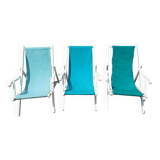 3 Chaises Longues