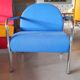 Chrome metal armchair 70s