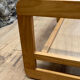 Coffee table in pine and glass Regain 1980