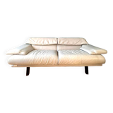 Original leather sofa and design by Paolo Piva for B&B