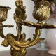 Paire de chandeliers en bronze 19ème