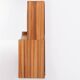 Vintage Danish 2 piece Oregon pine cabinet Collection Fuglsang