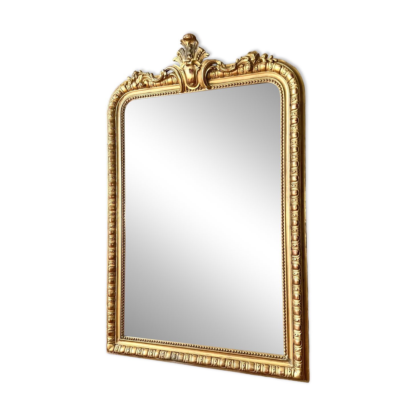 Louis-Philippe antique gilded mirror 19th century