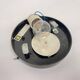 Midcentury Glass Ceiling Lamp/Flush Mount or Wall Lamp, 1970s - Czechoslovakia