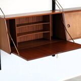 vintage wall system | teak | 1960s | Wébé