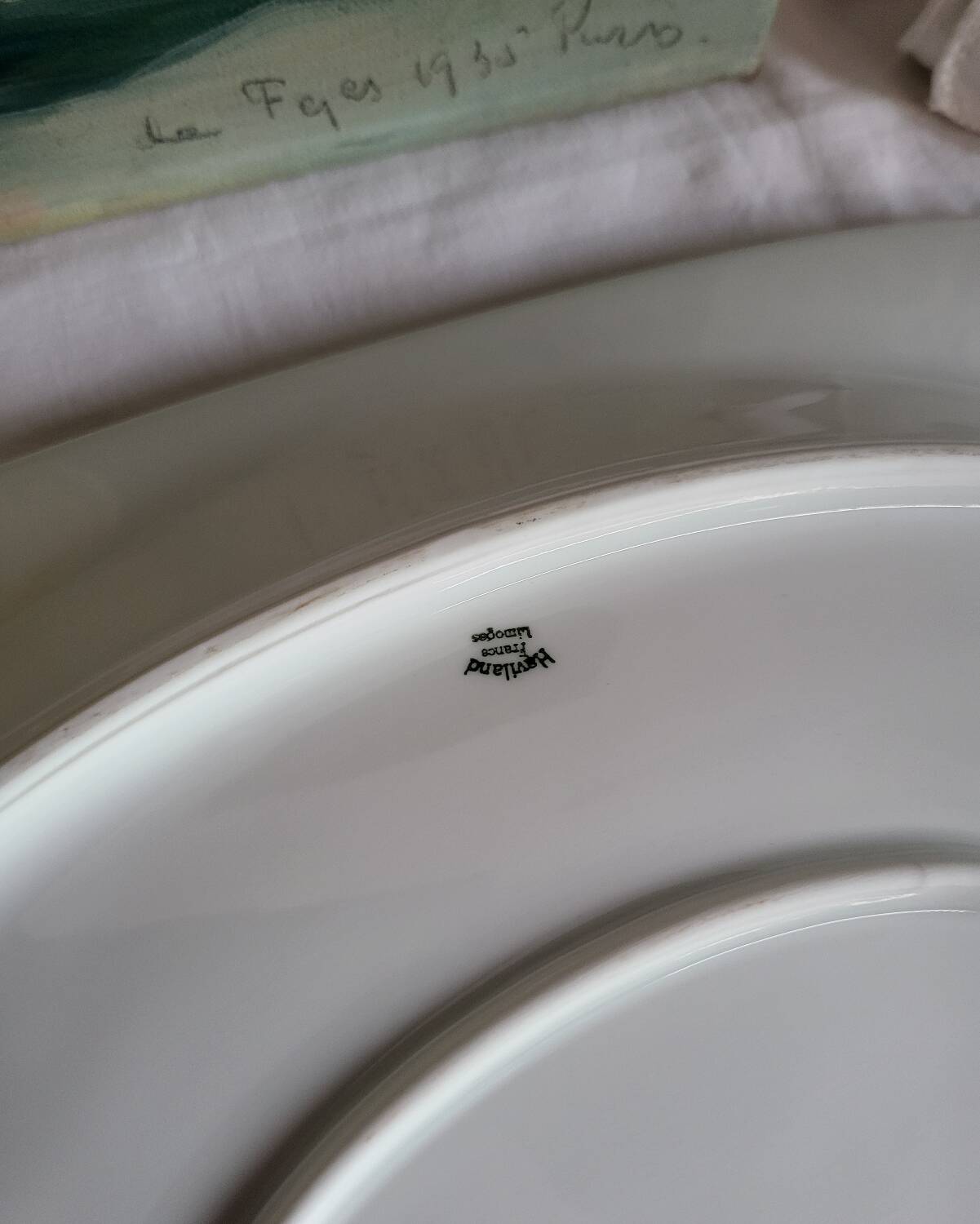 Grand Plat de Service en Porcelaine Haviland France Limoges