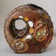 Ceramic vase with modernist bas-reliefs by Luigi Santi from the 1950s.
