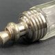 Glass and silver metal sugar shaker