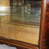 Art Deco period silverware in walnut