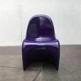 Mid-century Panton side chair set by Verner Panton for Herman Miller, 1960s.