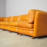 Frau sectional leather sofa from the 70s