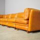 Frau sectional leather sofa from the 70s